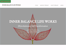 Tablet Screenshot of innerbalancelifeworks.com